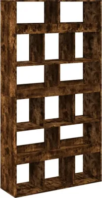 Produktbild von "2026 MODERNE"Leiterregal Landhaus-Stil - Standregal Langlebiges -  Raumteiler Räuchereiche 100x33x187,5cm Holzwerkstoff - Bücherregale NeuMöbel201763