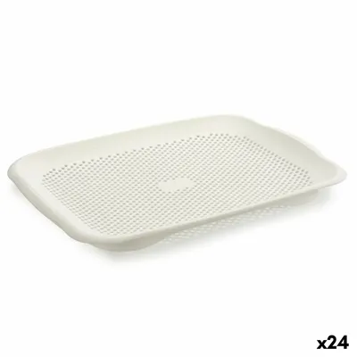 Obrázek produktu pro Odkapávací miska z bílého plastu 27 x 3 x 36,3 cm (24 kusů)