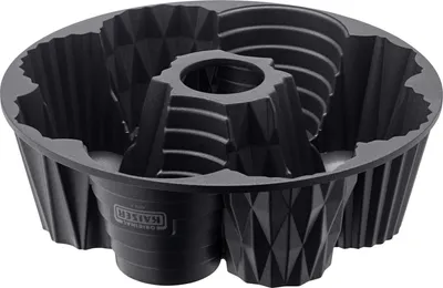 Gugelhupf-Backform Ø 26 cm, 8 Törtchen, antihaftbeschichtet, schwarz