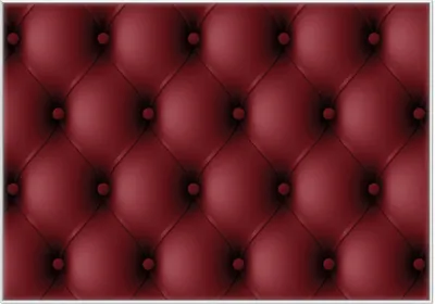 Produktbild von Wallario Wandbild Rote Ledertür, Größe: 70,30 x 100,30 cm, Poster mit weißem Kunststoffrahmen