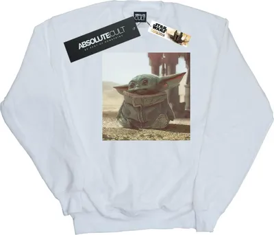 Produktbild von Star Wars - "The Mandalorian The Child" Sweatshirt für Herren BI46447 (L) (Weiß)