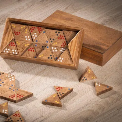 Produktbild von Trio-Dominospiel aus Holz