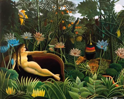 Produktbild von Henri Rousseau Kunstdruck Bild - Der Traum, 1910 (40 x 50 cm)