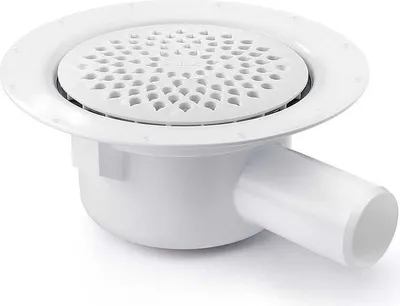 Zdjęcie produktu dla Odpływ Freja 50 mm PURUS wpust podłogowy kratka ściekowa do wykładzin PCV