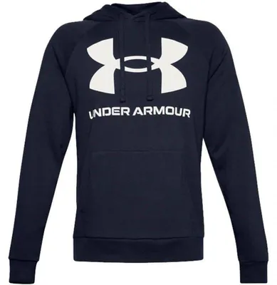 Immagine prodotto di Under Armour - Felpa con cappuccio "Rival" da uomo MR1103 (XXL) (blu navy)