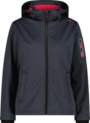 Produktbild von Cmp Woman Jacket Zip Hood Titanio Mel-Carminio Titanio Mel-Carminio 44