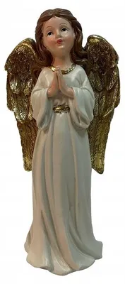 Produktbild von Nachbildung Engel-Figur 5339 goldfarben schönes Geschenk