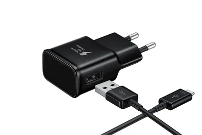 Obrázok produktu pre Napájací adaptér Samsung ETA-U90EBE Micro-USB nabíjací kábel, Galaxy S3 S4 S6 A7 A5 A3 čierny