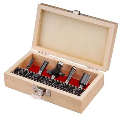 Immagine prodotto di Set da 5 frese per legno EXTOL CRAFT con lame SK