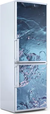 Produktbild von Magnete Dekorative - 70 cm x 190 cm - Küche - Magnetmatte Kühlschrankmagnete - Blaues Wasser