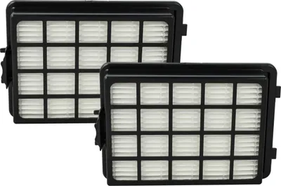 Produktbild von vhbw 2x Staubsaugerfilter kompatibel mit Samsung Staubsauger - Schwarz Weiß