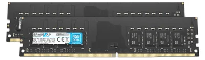 Produktbild von BRAINZAP 8GB DDR4 RAM DIMM PC4-2133P 1Rx8 2133 MHz 1.2V CL15 Computer PC Arbeitsspeicher (2x 4GB)