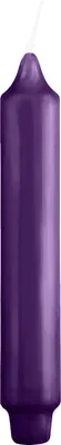Produktbild von Stabkerzen mit Zapfenfuß Violett 250 x Ø 30 mm, 12 Stück