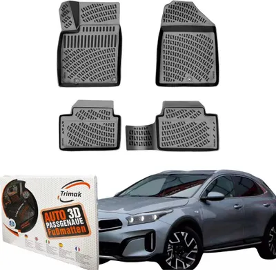 Produktbild von Trimak Autofußmatten kompatibel mit KIA XCEED ab 2019 Auto Allwetter Gummimatten