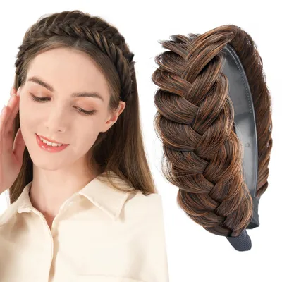 Produktbild von Solidchoice – Geflochter Haarreif mit Zähnen für Damen