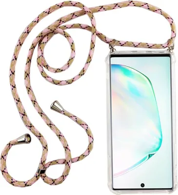 Produktbild von Handykette für Samsung Galaxy Note 10 Plus - Smartphone Necklace Hülle mit Band - Schnur mit Case zum umhängen in Rosa