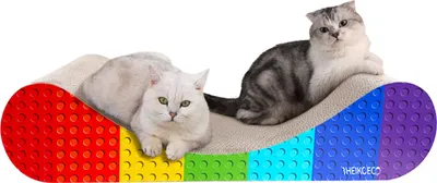 Produktbild von Heikoeco ® Kratzpappe Kratzbretter Katze für Katzen, Kratzbrett Strapazierfähige Katzenspielzeug Board-Pads, Katzenkratzbretter Katzenkratzer Karton