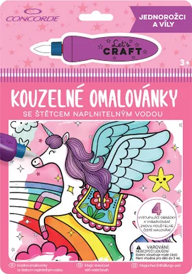 Obrázok produktu pre Magické maľovanky Concorde - jednorožce a víly