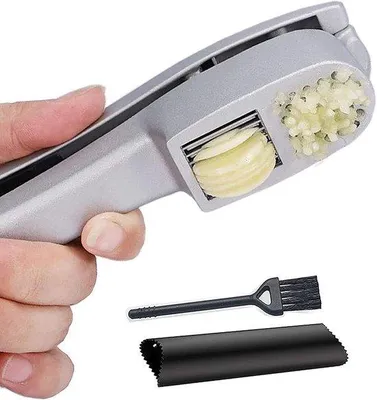 Image de Presse-ail en acier inoxydable, lavable au lave-vaisselle, 1 pièce