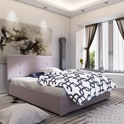 Produktbild von Ehebett mit Stauraum FLEK 3 – 140x200, rosa