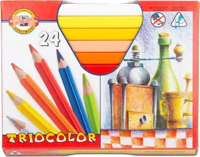 Produktbild von Buntstifte Triocolor  Jumbo / Schulfarbstifte   24er Pack