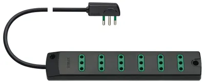Zdjęcie produktu dla VIMAR FP00402.C Mobilna listwa zasilająca z 6 gniazdami, model SICURY P11 (mały), 1,5