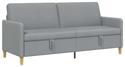 Obrázok produktu pre vidaXL Pohovka s úložným priestorom, svetlošedá, 192 x 78 x 87 cm, polyester