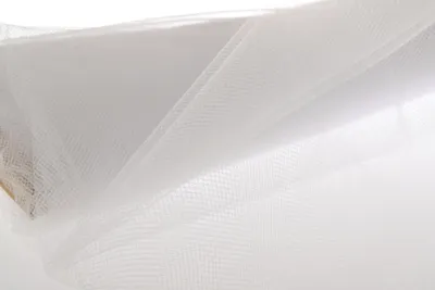 Produktbild von Tüll Stoff weiß 150 cm x 10 m Tüllstoff Dekostoff