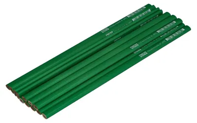 Produktbild von 12 x Bleistift für Maurer 4H 30cm Zimmermannbleistift Baubleistift Bleistift
