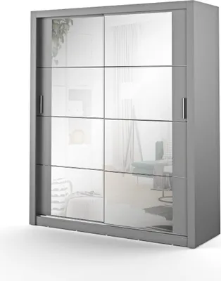 Zdjęcie produktu dla MINIO go for it, szafa, szafa z drzwiami przesuwnymi, "ARTI 3", 180 cm, kolor szary