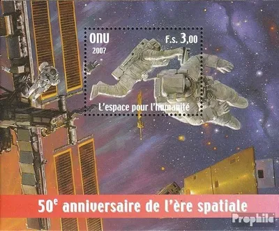 Produktbild von Briefmarken UNO - Genf 2007 Mi Block22 (kompl.Ausg.) gestempelt Weltraumfahrt