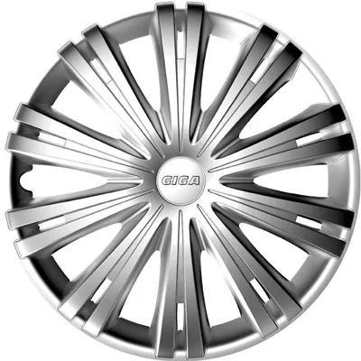Obrázek produktu pro Kryty kol AutoStyle Giga 14 palců, ABS, stříbrné, sada 4 ks