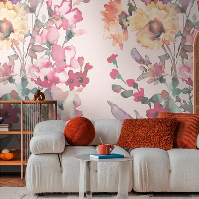 Produktbild von A.S. Creation Fototapete 8.80 x 0.53 m Livingwalls Blumentapete Rosa 791453 Floral CosmoLiving by Cosmopolitan