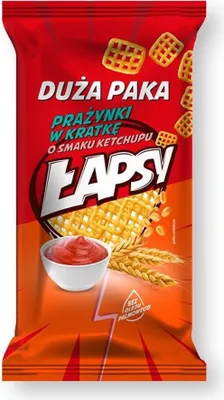 Obrázek produktu pro Vločkové krekry s příchutí kečupu 110 G