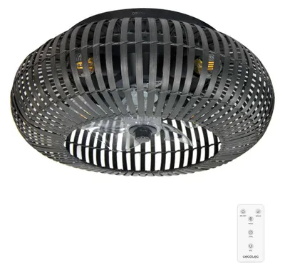 Produktbild von Cecotec Deckenventilator mit Beleuchtung LampAero 600 Natural DarkWood