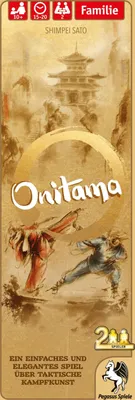 Produktbild von Pegasus Onitama, Brettspiel, Strategie, 10 Jahr(e), 15 min, 20 min, Familienspiel