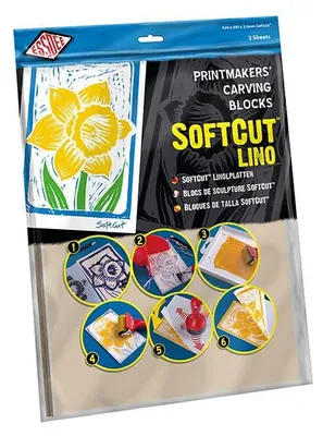 Zdjęcie produktu dla Bloki Essdee Softcut do druku linorytniczego i artystycznego 420x300x3 mm 2 szt