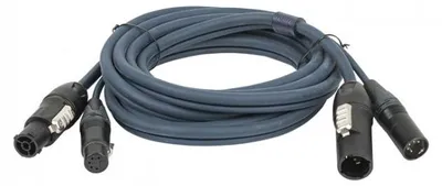 Productafbeelding van Cavo Hybrid FP-14 - PowerCON True1 & 5-polige XLR-connector - 1,5 meter