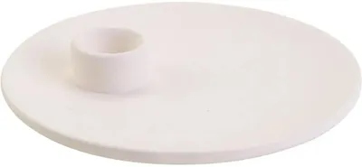 Image de Creativ Company Plateau à bougies Terracotta blanc 11 cm 12 pièces Décoration