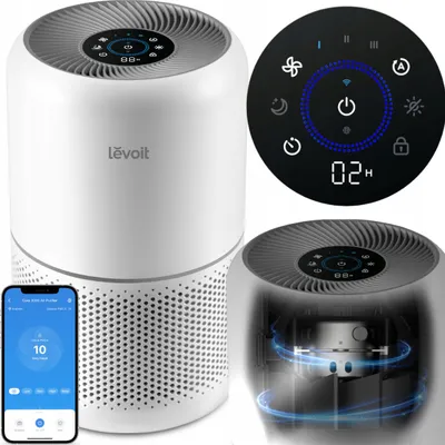 Produktbild von Luftreiniger Levoit Core 300S Hepa 3-Stufig 50M2 Wifi App