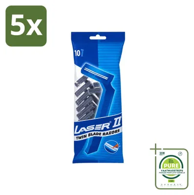 Produktbild von 5 x Laser 2 Einwegrasierer für Männer - Großpackung - 5 Stücke