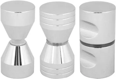 Dailygoods- Türgriff Aluminiumlegierung - Dusch Türgriff - Badezimmer Türgriff - Glastür - Runde Handgriff - Ersatz Türgriff