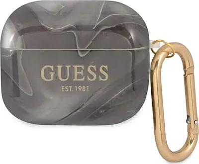 Obrázek produktu pro Pouzdro Guess GUA3UNMK Marble Collection pro Apple AirPods 3, ern