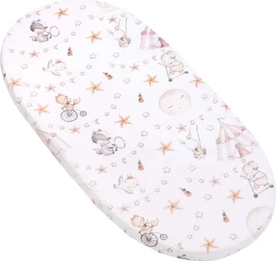 Produktbild von Candy Circus Spannbettlaken mit Gummiband 80x40cm