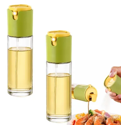 Ölsprüher 2er Set, 300 ml, Glas, transparent für Küche