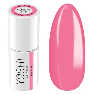 Produktbild von Yoshi | Yoshi Hybridlack 112 Navagio - 6ml - Intensives Rosa - Sommerkollektion - Uv-hybridlack