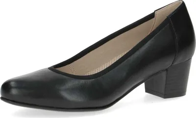 Produktbild von Caprice Damen Pumps 9-22308-42 022  Schwarz Nappa, Weite H   Gr.40