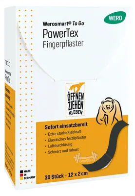 Produktbild von Werosmart® To Go PowerTex Sofortpflaster Fingerpflaster