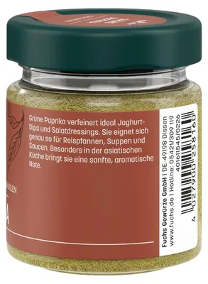 Produktbild von Paprika grün gemahlen