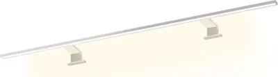 Produktbild von kalb | 120cm Spiegelleuchte Spectraline LED IP44 Badleuchte 18W 230V  warmweiß Silbergrau